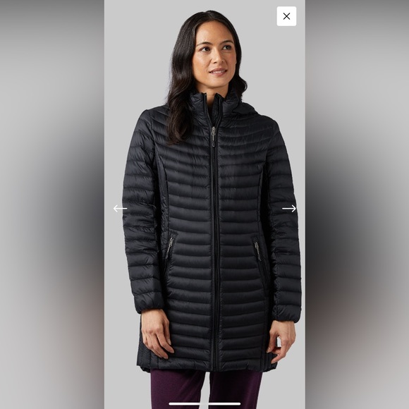 32 Degrees Black Puffer Jacket - Picture 3 of 3